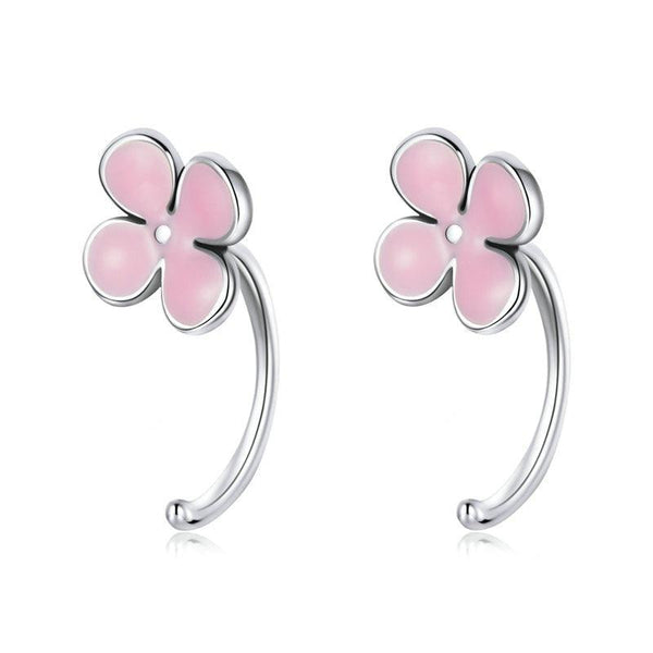 Pink Flower Earring - GORO JEWELLERY