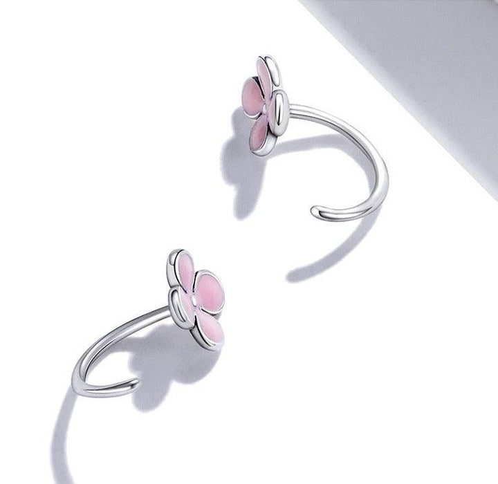 Pink Flower Earring - GORO JEWELLERY